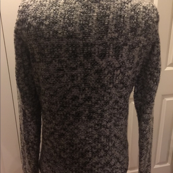 LOFT Small wool blend zippered cardigan w/ pockets - Picture 4 of 9